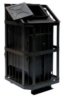 Банная печь с закрытой каменкой в Бресте