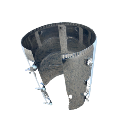 Хомут стяжной усиленный, нерж. ст. 430 купить в Бресте