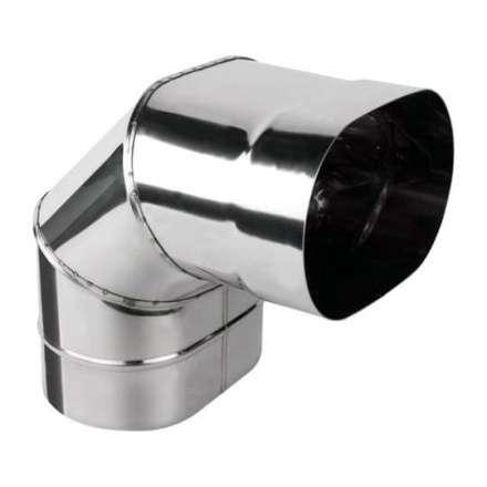 Колено овал. сечения (Отвод) 90 из нерж. ст. 430-1,0 мм, горизонт купить в Бресте