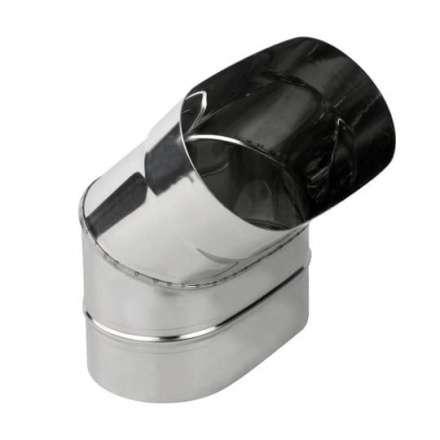 Колено овал. сечения (Отвод) 45 из нерж. ст. 304-1,0 мм, горизонт. купить в Бресте