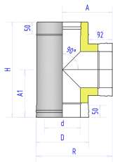 Сэндвич-тройник 2ТР Феникс 90° в Бресте