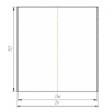 Гильза с конденсатоотводом 2 мм КПД ЧЕРНЫЙ в Бресте