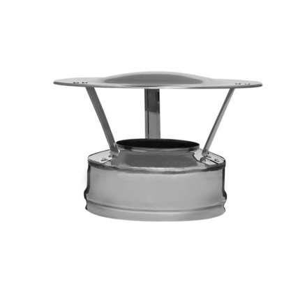 Зонт-оголовок плоский из нерж. ст. 304-430 0,5-0,5 мм, утепл. 50 мм купить в Бресте