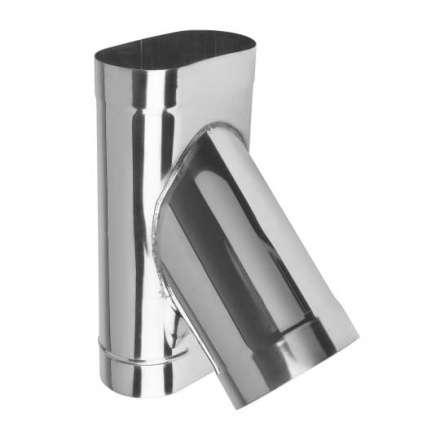 Тройник овальный 45 из нерж. ст. 430-0,8 мм купить в Бресте