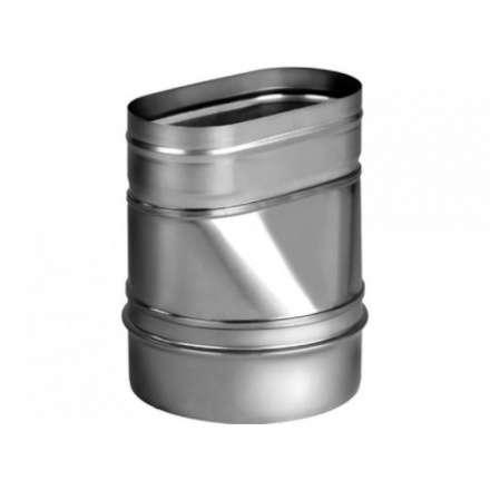 Переход прямой овальный из нерж. ст. 430-0,8 мм купить в Бресте