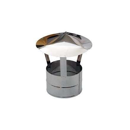 Зонт дымохода из нерж. ст. 304-0,5 мм купить в Бресте