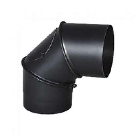 Дымоходное колено (отвод) KAISER PIPES (2мм) трёх-сегментное, поворотное 90° купить в Бресте