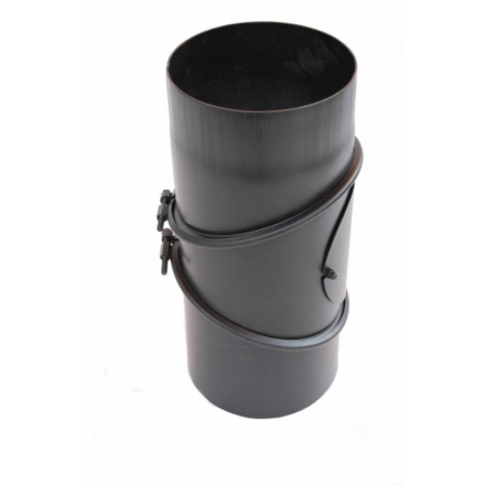 Дымоходное колено (отвод) KAISER PIPES (2мм) трёх-сегментное, поворотное 90° в Бресте