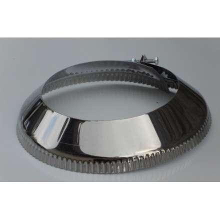 Косынка (юбка) для дымохода  из нерж.ст.  430-0,5 мм купить в Бресте