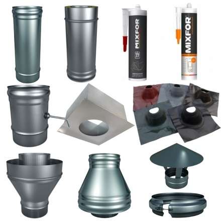 Комплект для печей диаметр 120 мм купить в Бресте