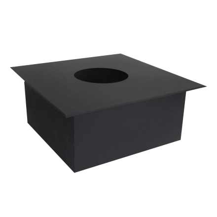 Потолочно-проходной узел (ППУ) КПД ЧЕРНЫЙ под стакан (450x450) фото в Бресте