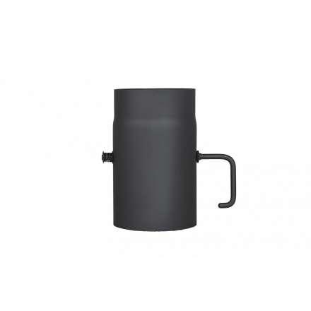 Труба с шибером 250 мм КПД ЧЕРНЫЙ купить в Бресте