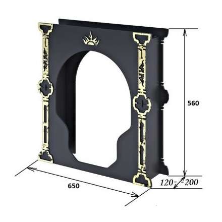 Портал Царь-печи малый стальной в Бресте