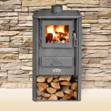 Печь-камин Blist Oganj LM стальная дверца красная фото в Бресте