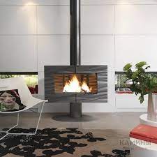 Купить Печь-камин Invicta Symphonia в интерьере чугунная в Бресте в Бресте