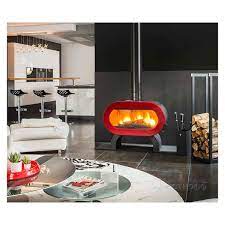 Купить Печь-камин Invicta Fifty Sur Pied в интерьере чугунная в Бресте в Бресте