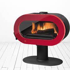 Купить Печь-камин Invicta Fifty Sur Pied Ivoire в интерьере чугунная в Бресте в Бресте