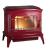 Купить Печь-камин Invicta Bradford красная эмаль в интерьере чугунная в Бресте в Бресте