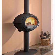 Купить Печь-камин Invicta Brio в интерьере чугунная в Бресте в Бресте