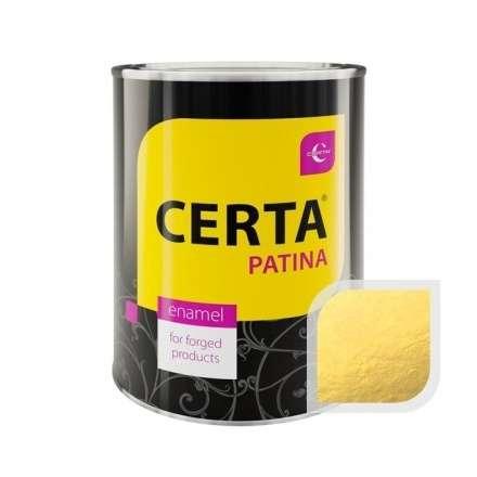 Термостойкая краска CERTA Патина Золото 0,08 кг купить в Бресте