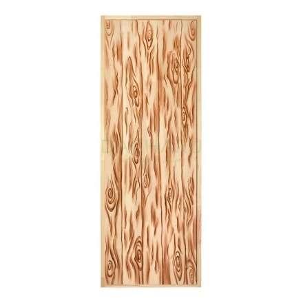 Дверь глухая из цельного массива Озорной Дед 1900x700 липа Класс А коробка из сосны в Бресте