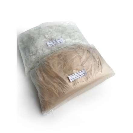 Клей двухкомпонентный для соляных кирпичей (плитки) 3 кг купить в Бресте