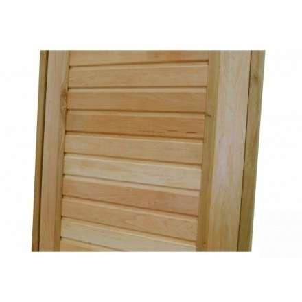 Дверь для бани ComfortProm 700x1800 ольха деревянная глухая с фольгой в Бресте