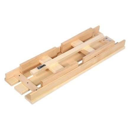 Лавочка разборная 100х33х43 см для бани и сауны (липа) 03600 в Бресте