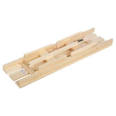 Лавочка разборная 120х33х43 см для бани и сауны (липа) 34002 в Бресте
