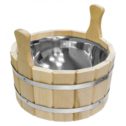 Ушат шайка 6,5л с нержавеющей вставкой 33216 купить в Бресте