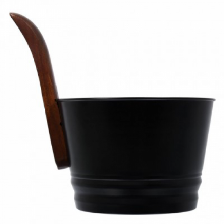 Бадья из стали 4 л черная Банные штучки 41351 купить в Бресте