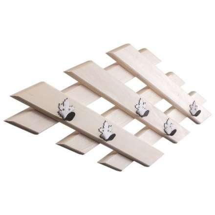 Вешалка Ромб с 5-ю железными кленовыми крючками в Бресте