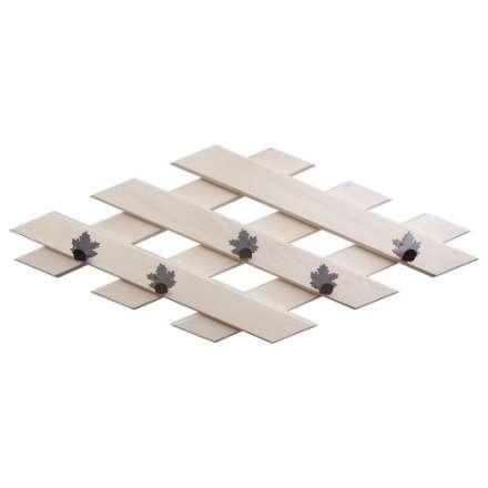 Вешалка Ромб с 5-ю железными кленовыми крючками в Бресте