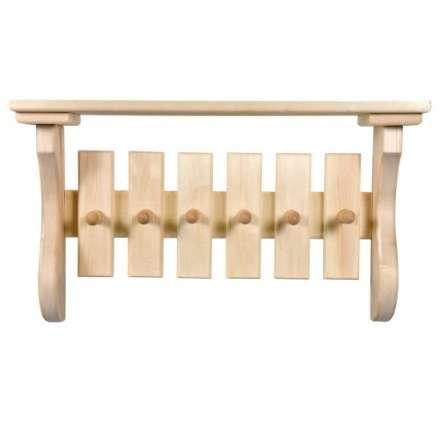 Полка с вешалкой 6 рожков 32412 купить в Бресте