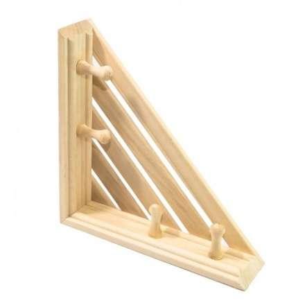 Полка угловая с вешалкой 4 рожка М-46 в Бресте