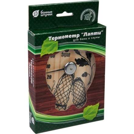 Термометр Лапти для бани и сауны 18040 в Бресте