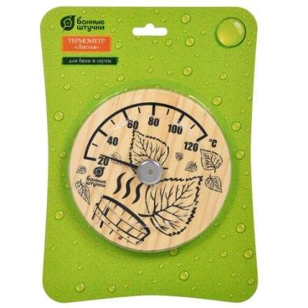 Термометр Листья для бани и сауны 18041 в Бресте