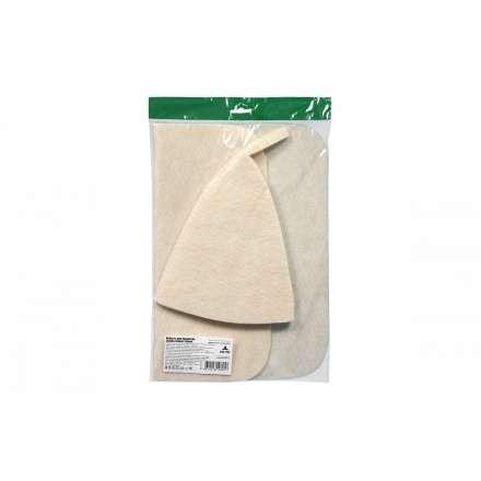 Набор из двух предметов (Шапка, коврик) белый 41217 в Бресте