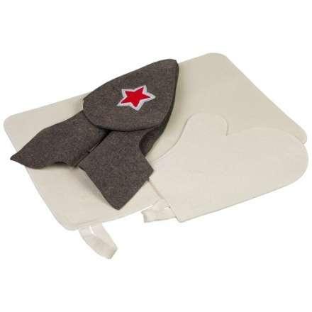 Набор из 3-х предметов (шапка Будёновка, рукавица, коврик) 41096 в Бресте