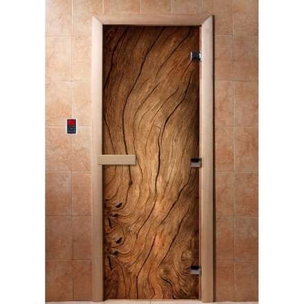 Дверь для сауны Doorwood с фотопечатью A052 1900x700 в Бресте