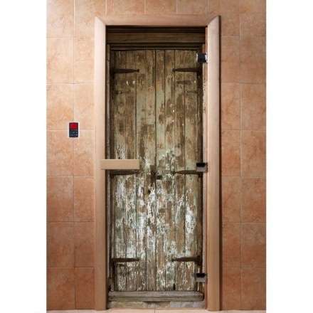 Дверь для сауны Doorwood с фотопечатью A028 1900x700 в Бресте