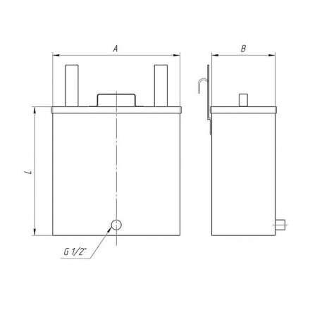 Бак Ferrum Комфорт навесной для печи 60 л в Бресте