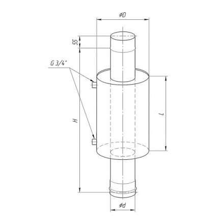Бак Ferrum Комфорт для печи с водяным контуром 7 л в Бресте