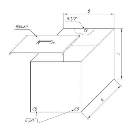Бак Ferrum Комфорт для теплообменника 110 л в Бресте