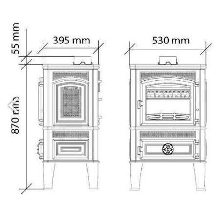 Чугунная печь Ferguss Magma Cook в Бресте