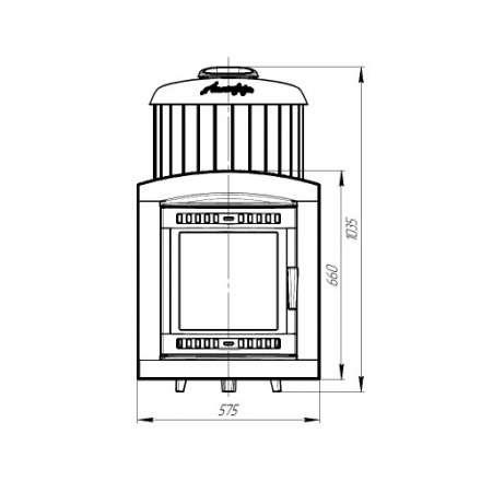 Печь банная ProMetall Атмосфера XL в ламелях Жадеит в Бресте