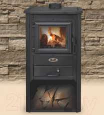 Печь-камин Blist Oganj N чугунная дверца серая фото в Бресте