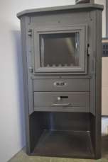 Печь-камин Blist Oganj N чугунная дверца серая фото в Бресте