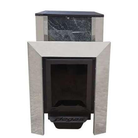 Печь банная Пегас 16 со стеклом в камне змеевик в Бресте