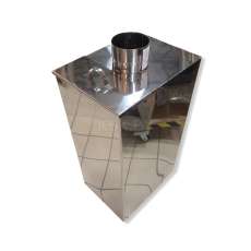 Бак самоварный Прямоугольный d115 мм, 80л; AISI430- 1,0мм в Бресте